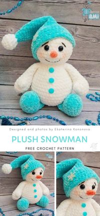 Cute Crochet Snowmen | Pattern Center