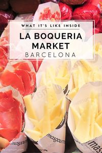 See what it's like to step inside the famous La Boqueria Market in Barcelona. Learn about good places to eat, what's sold inside and nice souvenirs to bring home.