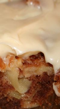 German Apple Cake. This is delicious, I have made it a few times. Not sure if it is the same recipe or not but I am sure it is just as good.