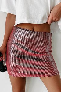 Disco's Not Dead Sequin Mini Skirt (Wine) – NanaMacs