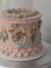 Really happy with this cottagecore cowgirl cake! by Veeeeezy