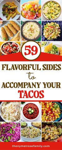 59 Flavorful Sides To Accompany Your Tacos. Searching for the perfect side dish to complete your taco feast? Explore these 59 flavorful sides that will complement your tacos beautifully, adding a burst of taste and texture to every bite!