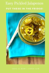 Pickled Jalapenos are so easy to make. These addicting little slices are made in minutes. You will always want a jar in the fridge! #pickles #pickledjalapenos #Mexicanfood #canning