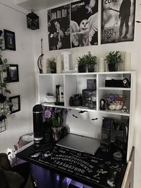 dorm college desk gothic