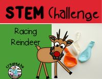 Ready to have some fun integrating the NGSS and STEM engineering into the holidays? Looking for ways to integrate holiday fun into your science standards? The reindeer rocket challenge includes: Prompt page, Challenge rules, Teacher tips, 3 Balloons comparison page, Printable reindeer to cut and color for rockets and more!