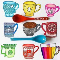 ❤Which is your favorite Social Mug!!?❤ Follow us! /dailyart/ ️Beautiful art by @cfnatycf Tag your friends!#dailyart