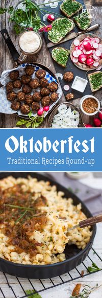 Oktoberfest recipes - traditional food served during the beer fest. Make it for your own party. #oktoberfestfood