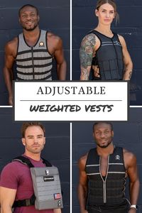 Check out the best fitting adjustable weighted vests for all athletes.  From the avid walker to the high performance elite athlete.  4 styles, all adjustable, all made to help you get to your training goals. 