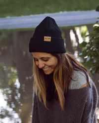 Fall Winter Spring Summer Outfit inspiration. Organic Merino Wool Beanie by VAI-KØ. Shop now!