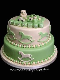 Christening cake - For all your cake decorating supplies, please visit craftcompany.co.uk