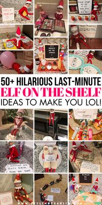 Are you looking for the best Elf on the Shelf ideas to recreate this year? Here are over 50 of the most creative and insanely funny last minute Elf on the Shelf ideas that’ll make you laugh out loud! | last minute Elf on the shelf ideas, last minute Elf on the shelf ideas funny, easy Elf on the shelf ideas last minute funny, quick elf on the shelf ideas last minute sharpie, last minute ideas for Elf on the shelf |