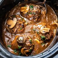 Slow Cooker Salisbury Steak Recipe