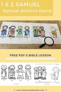 1 & 2 Samuel Samuel Anoints David Although David wasn't the biggest of Jesse's sons, he had a heart for God. God looks at our hearts, and He wants all of us to have a pure heart more than anything. Learn about how Samuel anoints David. [mailerlite_form form_id=7] Watch Pastor Chelsea's Videos Toddler/Preschool Elementary Additional Resources: