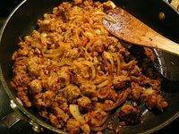 Bentobloggy: Aidell's Chicken Teriyaki & Caramelized Onions