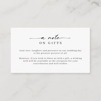 Minimalist Simple Wishing Well Note on gifts Enclo 10 cards Size: 3.5" x 2". Color: Matte. Gender: unisex. Age Group: adult.