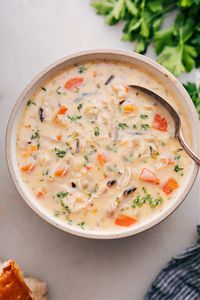 Crockpot Chicken Wild Rice Soup