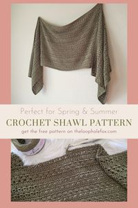 Show off your style on all of your adventures with this free boho crochet wrap pattern. With a hint of lace structure, this crochet wrap is classic yet flirty. Add fringe to the short edges to make it have an even more boho look.