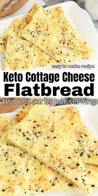 Keto Cottage Cheese Flatbread #ketocottagecheeseflatbread #cottagecheeseflatbread