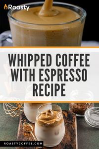 I'm pretty sure you've heard of whipped coffee. If you haven't, get on the bandwagon already! This recipe uses espresso instead of the usual ground coffee. Probably only a good recipe for all the REAL coffee lovers out there. #coffee #espresso #whippedcoffee