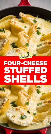 Four-Cheese Stuffed Shells Are The Creamiest, Cheesiest Shells We've Ever MadeDelish