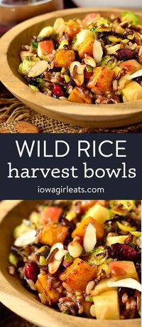 Harvest Bowls with Fig Balsamic Vinaigrette - Iowa Girl Eats