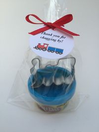 Train Party Favor: Train Theme Favor, Play Doh and Train Cutter Favor, Train Favor