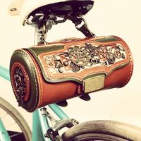 The Steel Road : #Steampunk #bike #bag #leatherbag #leathercraft #가죽공예 #대전가죽공방 #saddlebag #レザークラフト #자전거 #자전거가방 #스팀펑크 카피사절