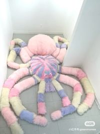 aes, pfp, aesthetic, pink, pink aesthetic, pastel, pastel aesthetic, spider, spider plush