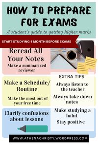 How To Prepare For Exams – Athena Christy