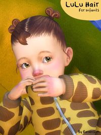 43+ Adorable Sims 4 Infant Hair CC for Your CC Folder (Maxis Match)