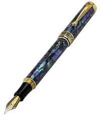 ad eBay - Xezo Maestro Natural Sea Shell Handmade Fountain Pen with 18K Gold Plated Parts. - Buy Now, click the link (eBay)