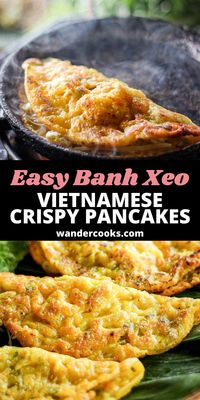 Meet Banh Xeo, crispy Vietnamese crepes like an omelette and pancake rolled into one. Named for the sizzling sound they make when cooking in a hot pan, these savoury bites are the perfect filler for rice paper rolls.