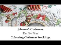 (8) Johanna's Christmas - The Fire Place - Colouring Christmas Stockings - YouTube