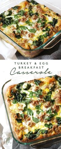 This is one of my easy go-to healthy breakfast recipes. The Turkey Egg Breakfast Casserole is also a family favorite and falls under the