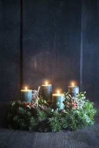 christmas candle holder