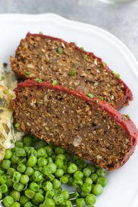 Vegan Lentil Mushroom Meatloaf (Gluten-Free) - Stacey Homemaker