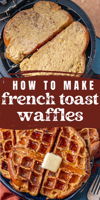 Whip up these French toast waffles for a twist on a classic breakfast! Ideal for weekend brunch, these are kid-friendly and a blast to make. Swap your usual whole grain waffles or French toast muffins for this fun recipe. Enjoy the simplicity of French toast in waffle form, using basic ingredients. Just dip your bread into the batter and cook in a waffle maker. Perfect for mixing things up with a sweet start to the day!