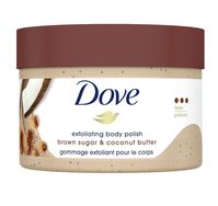 NEW Dove Exfoliating Body Polish Scrub Brown Sugar & Coconut Butter, 10.5 oz.