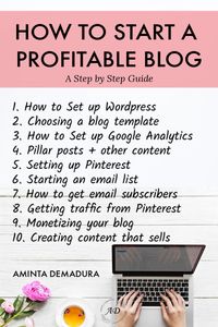 With all of the technology we have at our fingertips, starting a profitable blog has never been easier. If you've ever wanted to become an entrepreneur and make money blogging, this in depth guide will show you exactly how to do it. Save this pin and click through to check out the tutorial! #bloggingtips #blogger #bloggerlife #blog #makemoneyonline