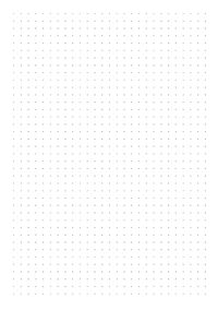 Printable Dot Grid Paper Template with 5mm square. Choose page size and download for free. Square size 5 mm Dot size 0,6 mm Dot color ""gray""  #collegeruledlinedpaper #dottedlinedpaper #writing #filofax #printables