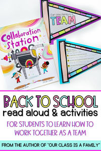 Teach your students how to work together as a team and communicate at the beginning of the school year! Here in this blog post, I'm sharing my book, Collaboration Station, which is a great mentor text to use when building classroom community and fostering accountable talk. In order for your elementary students to learn, it's so important for them to feel welcomed, safe, and comfortable with communicating as a classroom and team. Get all of the ideas here on my blog!