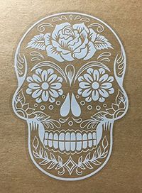 Day of the Dead head Decal Vinyl StickerCars Trucks Vans | Etsy