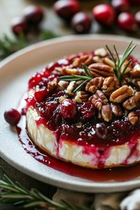 Delight your guests this holiday season with baked brie with cranberries and pecans! This decadent brie cheese appetizer melts in the oven, blending creamy cheese with tart cranberries and crunchy pecans. Drizzle with honey for an extra touch of sweetness that makes it a holiday favorite. Whether you're planning Christmas appetizers easy enough for any skill level or simply looking for holiday appetizers, this brie recipe is sure to impress.