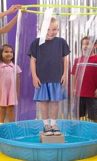 This Monstro Bubble Game is a fun kids ministry game you can use any time. Get ready to enclose kids in a human-size bubble!