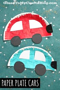 Paper Plate Cars - Super FAST Kid Craft Idea To Make Today!