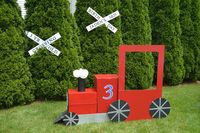 3 year old train Birthday party decorations