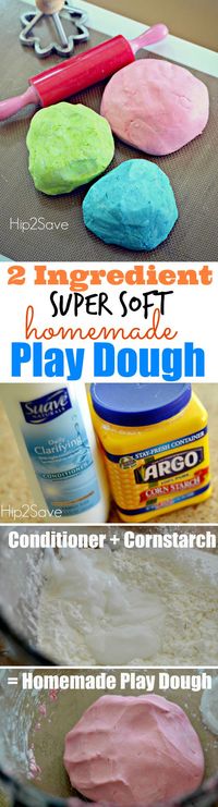 Homemade 2 Ingredient Play Dough – Hip2Save