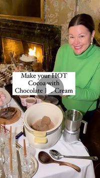 Carmen Johnston Gardens on Instagram: "Comment SHOP for the recipe and all of the ingredients 🌟Every Sunday growing up, my dad would take us to his restaurant and make iced coffee. It is such a fun memory and a treat we loved.  Oh yes, we started drinking coffee at a very young age, and we turned out just fine.  This is my version of hot cocoa.  He would make hot chocolate, place it in the fridge and serve chilled.  My version is made in a crock pot and served hot.  My dad says to add 1/2 cup of maple syrup if you want it sweeter. 🌟"