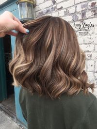 Glas - Hairstyles Brunette Blonde Balayage und Lowlights von Amy Ziegler #askforamy #versatilestra..., #Amy #a... #Glas #hairstyles 2020 trends