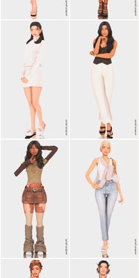 Here are links to download some gorgeous female sims for the sims 4! The sims are a maxis mix of maxis match and alpha cc. And most of the downloads include the cc. I've included a lookbook of them so you can see what they actually look like in-game. #sims4 #gaming #sims4 #thesims4 #ts4cc #sims4customcontent #sims4clothes #sims4clothingcc #sims4maxismatch #maxismatchcc #maxismatchlookbook #simspiration #sims4ccfinds #gaming #sims4simdownload